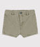 Short bébé en denim vert MARECAGE
