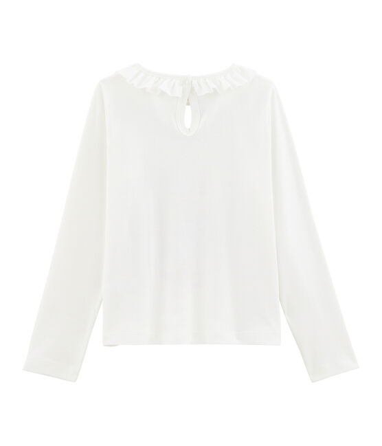 Tee-shirt enfant fille blanc MARSHMALLOW