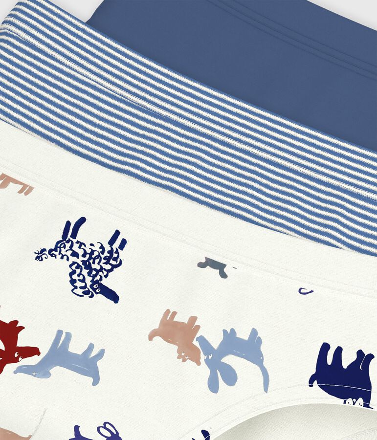 Lot de slips enfant en coton imprim&eacute; chiens variante 1