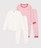 Lot de pyjamas enfant en coton imprim&eacute; multicouleur