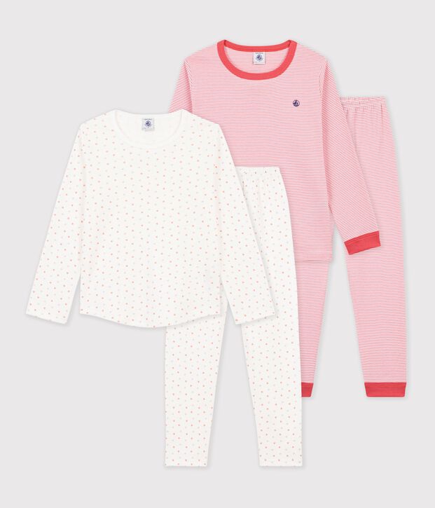 Lot de pyjamas enfant en coton imprim&eacute; multicouleur