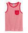 Debardeur enfant garcon rouge PEPS/blanc MARSHMALLOW