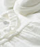 Ensemble combinaisons et chaussons bébé blanc MARSHMALLOW
