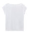 Tee shirt manches courtes coton Sea island femme blanc ECUME