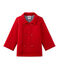 Caban bébé mixte en molleton rouge TERKUIT