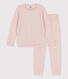 Pyjama en bouclette éponge grattée enfant