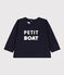 Tee-shirt manches longues en jersey bébé bleu SMOKING