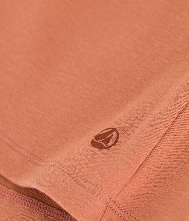 Tee-shirt L'ICONIQUE col rond en coton Femme rose