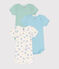 Lot de 3 bodies manches courtes en coton vans bébé variante 1