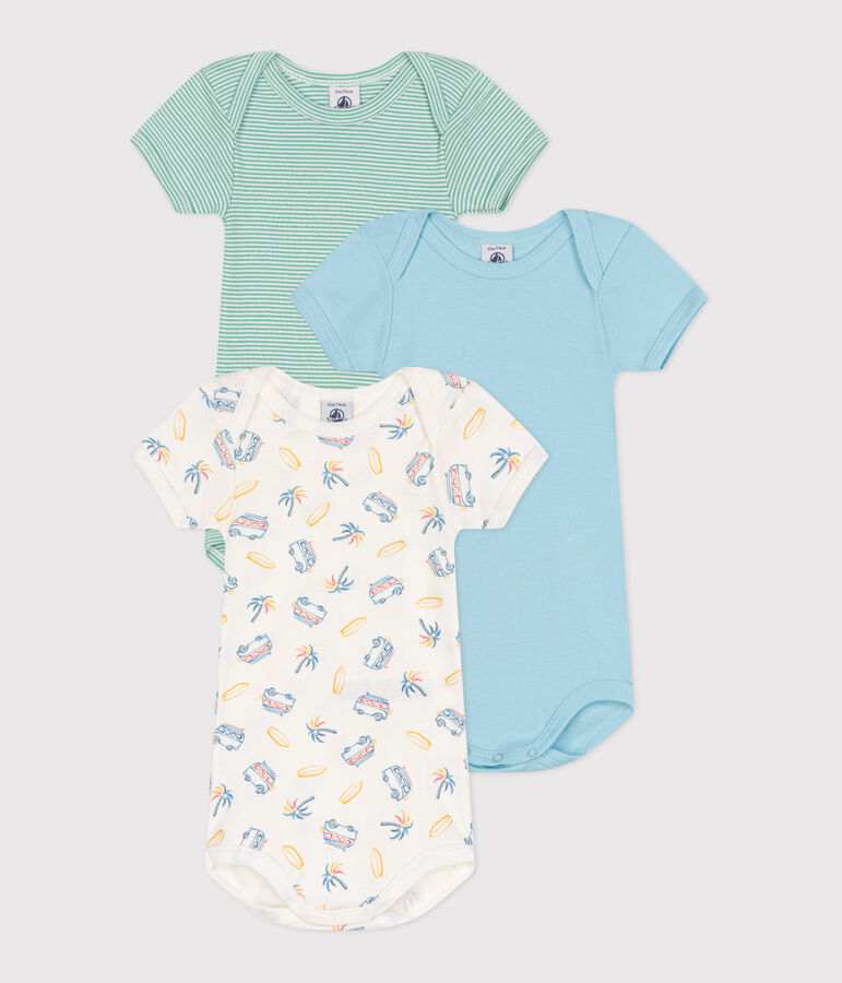 Lot de 3 bodies manches courtes en coton vans b&eacute;b&eacute; variante 1