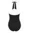 Maillot de bain une pièce femme noir NOIR