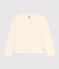 Cardigan en coton enfant fille écru AVALANCHE