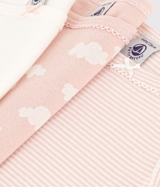 Lot de 3 chemises à bretelles nuage en coton enfant variante 1