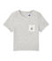 Tee-shirt bébé garçon uni gris BELUGA CHINE