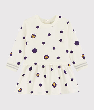 PETIT BATEAU - Robe manches longues bébé fille