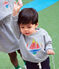 Sweatshirt en molleton bébé gris CHATON CHINE