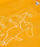 Tee-shirt manches longues en jersey bébé jaune BOUDOR
