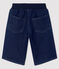 Bermuda enfant garçon bleu DENIM BLEU FONCE