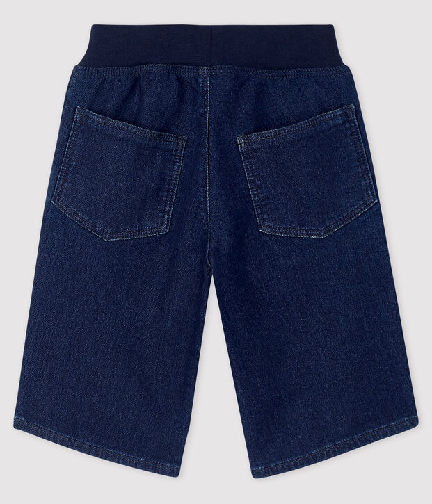 Bermuda enfant gar&ccedil;on bleu
