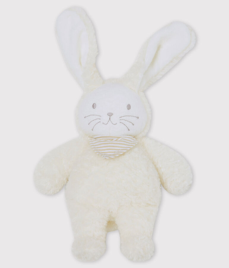 Doudou lapin musical: un cadeau de naissance id&eacute;al ! blanc MARSHMALLOW