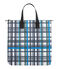 Sac à carreaux femme blanc MARSHMALLOW/blanc MULTICO