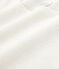Tee-shirt manches longues femme en lin blanc MARSHMALLOW