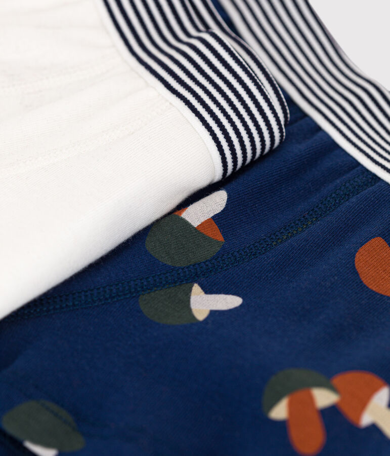 Lot de 2 boxers champignon petit gar&ccedil;on en coton variante 1