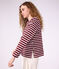 Marini&egrave;re femme en coton rouge/blanc