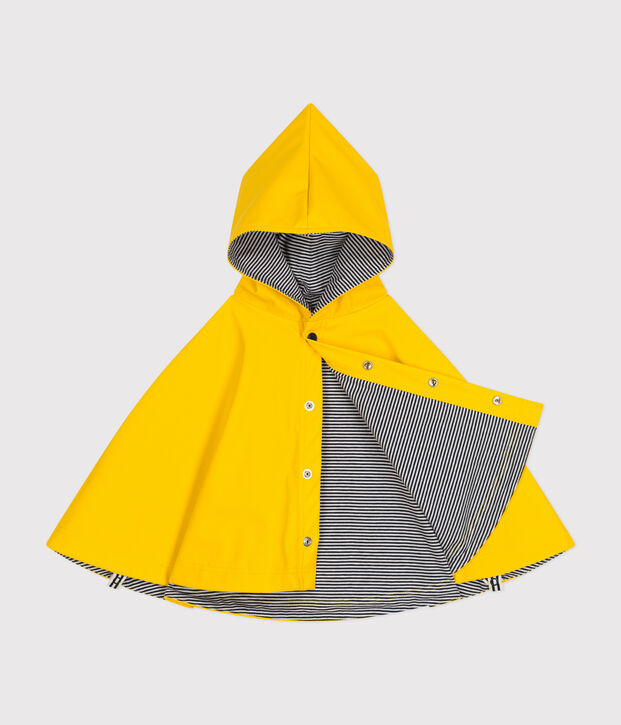 Cape de pluie b&eacute;b&eacute; jaune
