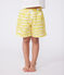 Short de bain enfant imprimé jaune ORGE/blanc MARSHMALLOW
