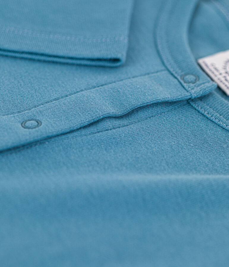 Cardigan en coton enfant fille bleu LAVIS