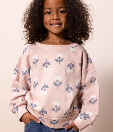 tulipe_jour - Sweatshirt en molleton enfant fille