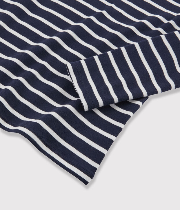 Sous pull iconique Femme bleu/blanc