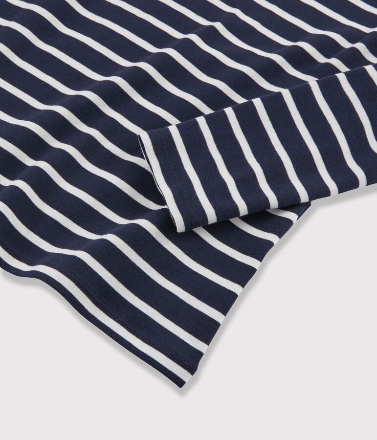 Sous pull iconique Femme bleu/blanc