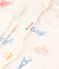 Pyjama snugfit Paris en coton enfant blanc MARSHMALLOW/blanc MULTICO