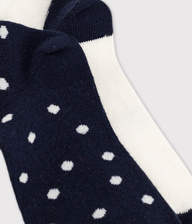 Lot de 2 paires de chaussettes enfant fille multicouleur