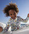Pyjama explorateur en coton enfant blanc MARSHMALLOW/blanc MULTICO