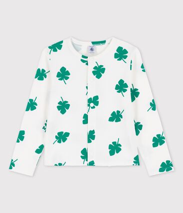 Cardigan imprimé en molleton enfant fille