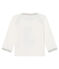 Tee shirt manches longues bébé garçon blanc MARSHMALLOW