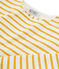 Marinière femme graphique beige COQUILLE/jaune BOUDOR
