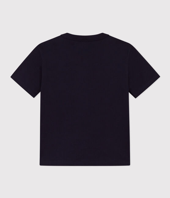 Tee-shirt manches courtes en coton enfant garçon bleu SMOKING