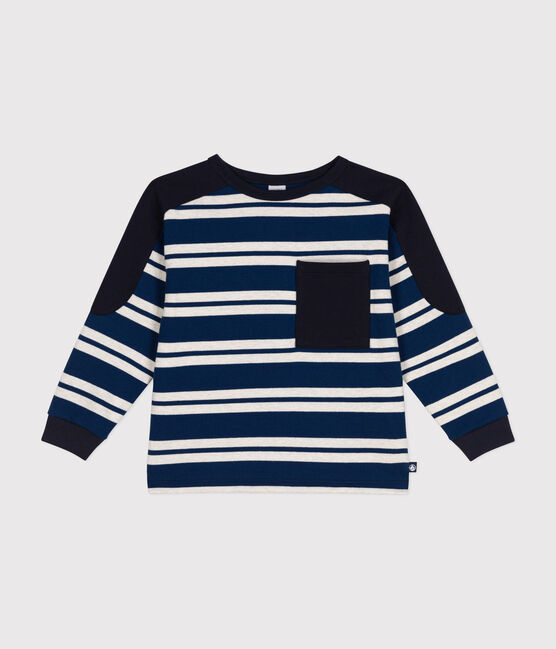 Sweatshirt en coton épais enfant garçon bleu MEDIEVAL/ MONTELIMAR