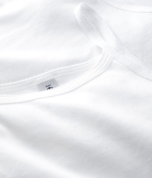 Lot de 2  chemises &agrave; bretelles blanches fille multicouleur