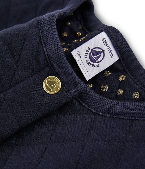 Cardigan enfant fille bleu SMOKING