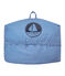 Coupe-vent imperméable mixte rayé milleraies bleu PERSE/blanc MARSHMALLOW