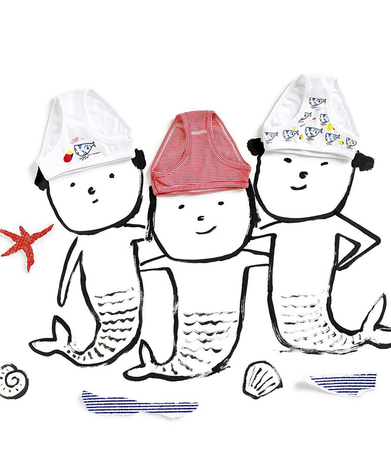 Lot de 3 culottes Serge Bloch petite fille multicouleur