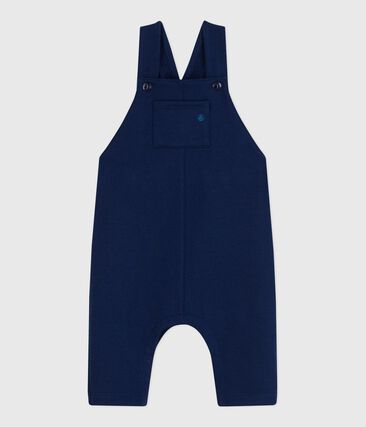 Salopette bébé en coton jambes longues, unie