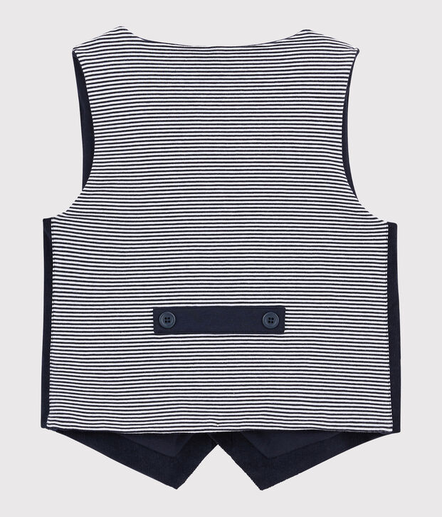 Gilet enfant gar&ccedil;on bleu marine