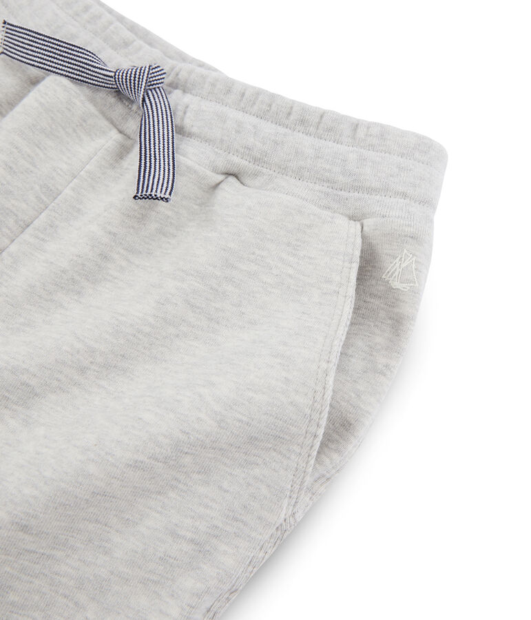 Pantalon en jersey enfant gar&ccedil;on gris