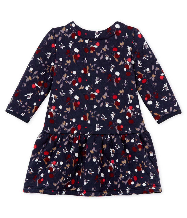 Robe imprim&eacute;e b&eacute;b&eacute; fille bleu/multicouleur